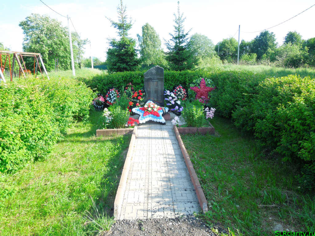 Памятник в деревне Ревякино