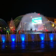 Поющий фонтан в центре Мармариса